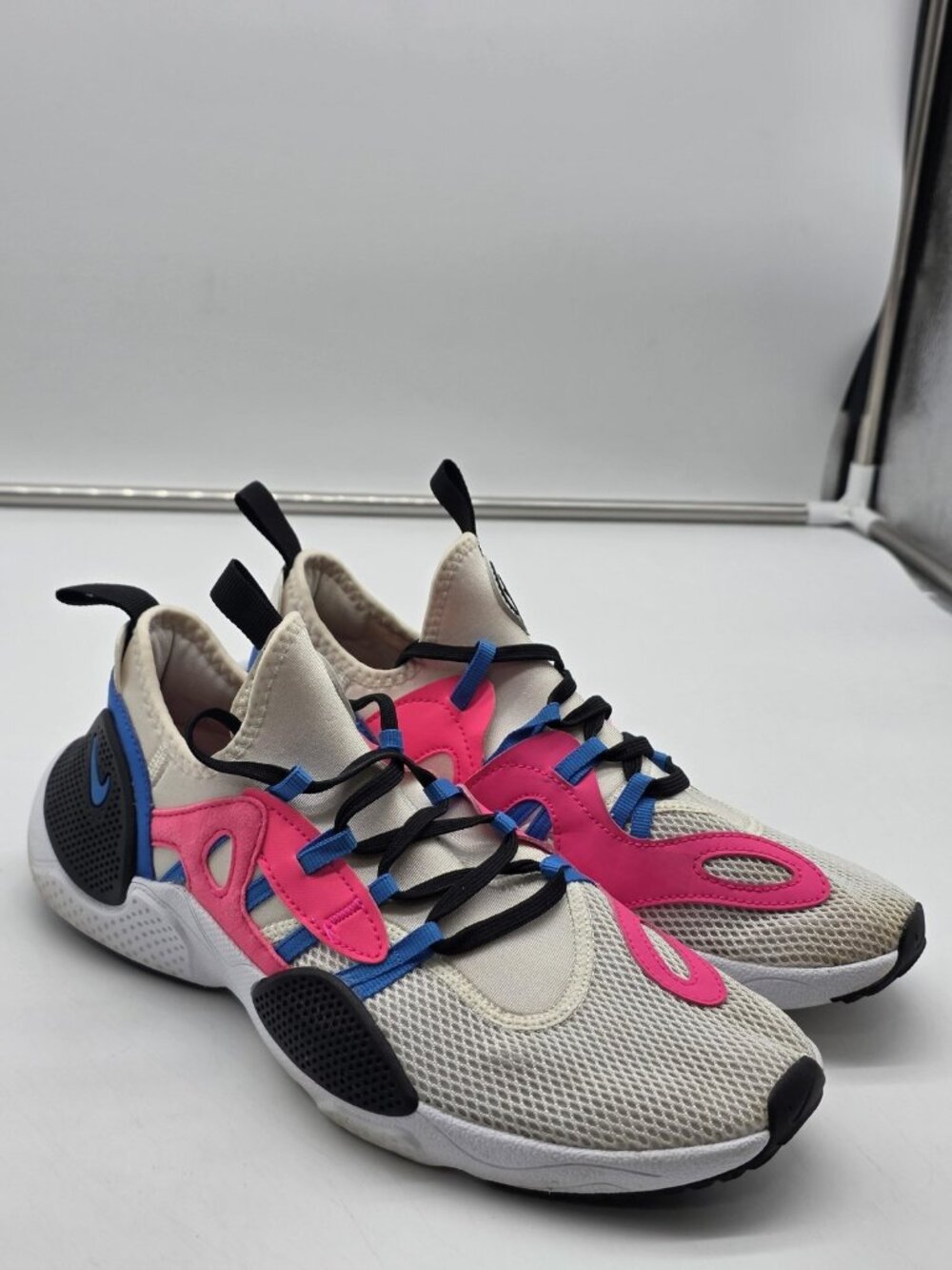 Nike Huarache E.D.G.E. TXT Shoes Youth Size 7Y Pink Mesh Sneakers CD9272-103